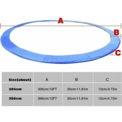 Coussin De Protection Pour Trampoline Coussin De Protection Pour Trampoline Ø366cm Protection Des Bords Ressort Anti-Uv Indéchirable Pvc Pe Protection Des Bords Pièces De Rechange Pour Trampoli 9 Coussin De Protection Pour Trampoline Coussin De Protection Pour Trampoline Ø366cm Protection Des Bords Ressort Anti-Uv Indéchirable Pvc Pe Protection Des Bords Pièces De Rechange Pour Trampoli -Pas Cher Clair Jardin Magasin 100013901 5