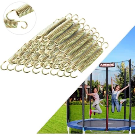 AREBOS Ressorts De TrampolineRessort De TractionRessort De SautRessort De CompressionRessort En Acier Pour Trampoline 140 Mm 2 AREBOS Ressorts De TrampolineRessort De TractionRessort De SautRessort De CompressionRessort En Acier Pour Trampoline 140 Mm – Image 2