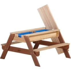 AXI Nick Table Sable Et Eau / Table Pique Nique Marron Table D'eau Avec Couvercle & Boîtes De Rangement Table De Jeu à Eau Enfant Pour Le Jardin 7 AXI Nick Table Sable Et Eau / Table Pique Nique Marron Table D'eau Avec Couvercle & Boîtes De Rangement Table De Jeu à Eau Enfant Pour Le Jardin -Pas Cher Clair Jardin Magasin 11027269 3