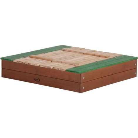 AXI Ella Bac à Sable Enfant Bac à Sable Pour Enfants En Bois Avec Couvercle Marron & Vert 100 X 95 Cm 3 AXI Ella Bac à Sable Enfant Bac à Sable Pour Enfants En Bois Avec Couvercle Marron & Vert 100 X 95 Cm – Image 3