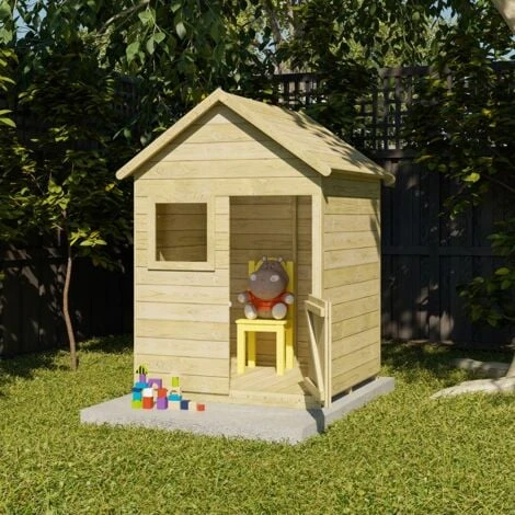 Maisonnette Bois EMY à Peindre 2 Maisonnette Bois EMY à Peindre – Image 2