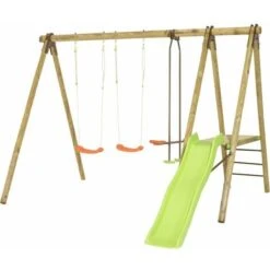 Station De Jeux Bois 2,30 M Artix MAILI - 5 Enfants