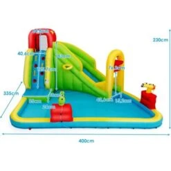 COSTWAY Aire De Jeux Gonflable Grande Avec Toboggan Aquatique De Piscine En Plein Air Pour Enfants 400 X 335 X 230 CM Souffleur Non-inclus 8 COSTWAY Aire De Jeux Gonflable Grande Avec Toboggan Aquatique De Piscine En Plein Air Pour Enfants 400 X 335 X 230 CM Souffleur Non-inclus -Pas Cher Clair Jardin Magasin 13263522 4