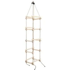 Échelle De Corde Pour Enfants 200 Cm Bois VidaXL
