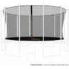 Filet Intérieur De Sécurité Pour Trampoline Avec Bouchons Hauts De Perches Et Ficelle : ø 14Ft, 12 Perches