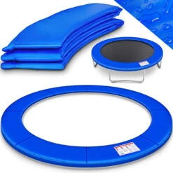 KIDUKU Coussin De Protection Trampoline Ø 427 Cm Couverture Rembourrage, Résistant Aux Intempéries, Aux UV Et Au Gel