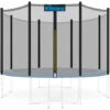 KIDUKU Filet De Remplacement Pour Trampolines Filet De Sécurité Pour Trampolines Ø 244 Cm / 6 Barres