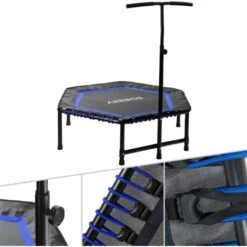 AREBOS Trampoline D'exercice Mini Rebondisseur Jumping Trampoline De Fitness Hexagone -Pas Cher Clair Jardin Magasin 15374996 4