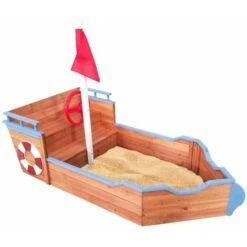 Bac à Sable Outdoor Toys Bateau 158x78x100 Cm En Bois
