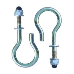 2 Crochets De Fixation Pour Poutre Métal Ø 50 Mm