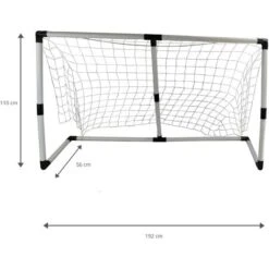 But De Football 2 En 1 Outdoor Toys 56x192x110 Cm -Pas Cher Clair Jardin Magasin 18399559 2
