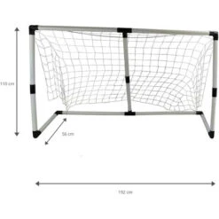 But De Football 2 En 1 Outdoor Toys 56x192x110 Cm -Pas Cher Clair Jardin Magasin 18399559 4