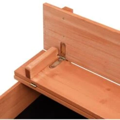 Bac à Sable Bois De Sapin 95x90x15 Cm VidaXL -Pas Cher Clair Jardin Magasin 19849465 5