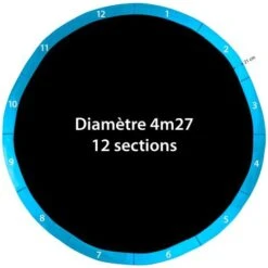 Coussin De Protection Des Ressorts Pour Trampoline 14Ft / 427 Cm - Bleu Ciel - PE -Pas Cher Clair Jardin Magasin 20693612 4