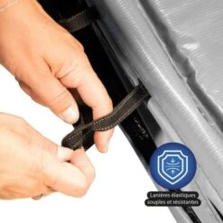 Coussin De Protection Des Ressorts Pour Trampoline 14Ft / 427 Cm - Gris - PE -Pas Cher Clair Jardin Magasin 20693615 3