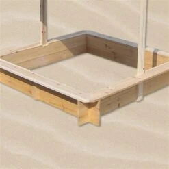 Melko Bac à Sable Avec Toit Réglable 120 X 120 X 120 Cm Bac à Sable (bleu) -Pas Cher Clair Jardin Magasin 24029291 2