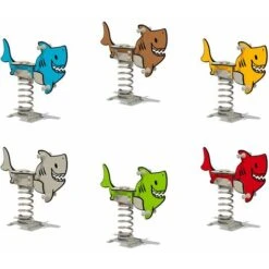 Wickey Jeu Sur Ressort PRO Requin Charley -Dispositif Testéselon La Norme EN1176 - Pour Aires De Jeu Publiques Et Terrains De Camping -Pas Cher Clair Jardin Magasin 25425218 3