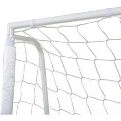 HOMCOM But De Football - Cage De Foot - But D'entrainement Dim. 186L X 62l X 123H Cm - Châssis Métal Filet PE - Piquets & Outil Inclus - Blanc -Pas Cher Clair Jardin Magasin 25833901 4