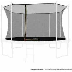 Filet Intérieur De Sécurité Pour Trampoline : ø 13Ft, 8 Perches