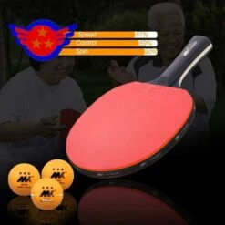 LITZEE Raquettes De Ping-Pong Set, 1 Paire De Raquettes De Tennis De Table Avec Sac De Rangement Pour Joueurs Débutants Et Avancés Activité Famille 8 LITZEE Raquettes De Ping-Pong Set, 1 Paire De Raquettes De Tennis De Table Avec Sac De Rangement Pour Joueurs Débutants Et Avancés Activité Famille -Pas Cher Clair Jardin Magasin 26461571 4