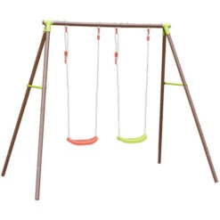 Balançoire En Métal 2 Agrès Malo