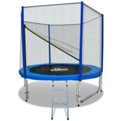 Trampoline élastique 250Cm (8Ft) Avec Filet Et échelle Avec Certificat Tuv/Gs