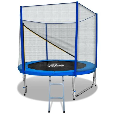 Trampoline élastique 250Cm (8Ft) Avec Filet Et échelle Avec Certificat Tuv/Gs 1 Trampoline élastique 250Cm (8Ft) Avec Filet Et échelle Avec Certificat Tuv/Gs