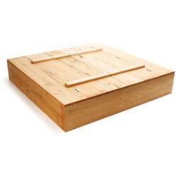 Bac à Sable Avec Couvercle Rabattable Et Bac Avec Bancs En Bois Jardin Jeux Plein Air Ludique -Pas Cher Clair Jardin Magasin 3033726 3