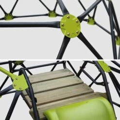 Aire De Jeux - Albe - Dome D'escalade Avec Toboggan - Cage à écureuil -Pas Cher Clair Jardin Magasin 3035987 4