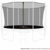 Filet Intérieur De Sécurité Pour Trampoline Avec Bouchons Hauts De Perches Et Ficelle : ø 12Ft, 10 Perches