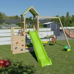Aire De Jeux Bois 2,20 M ULTRA XPERIENCE - 8 Enfants -Pas Cher Clair Jardin Magasin 32024741 3