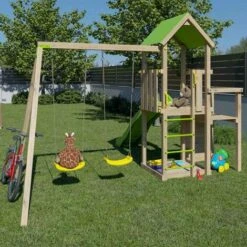 Aire De Jeux Bois 2,20 M ULTRA XPERIENCE - 8 Enfants -Pas Cher Clair Jardin Magasin 32024741 4