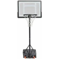 Support De Basket Sur Pied à Deux Roues, Hauteur Réglable, Taille 8258245cm (noir) -Pas Cher Clair Jardin Magasin 33024139 4