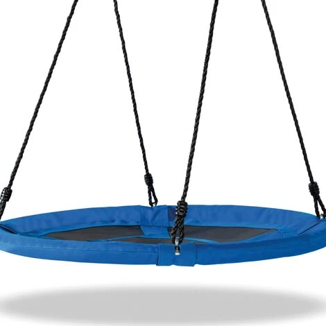 Balançoire Bleue Nid D'oiseau Rond D.90 CM 3 Balançoire Bleue Nid D'oiseau Rond D.90 CM – Image 3