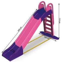GLISS Grand Toboggan Extérieur Avec Glisse 240 Cm Enfants Rose -Pas Cher Clair Jardin Magasin 34699839 4