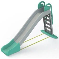 GLISS Grand Toboggan Extérieur Avec Glisse 240 Cm Enfants Gris