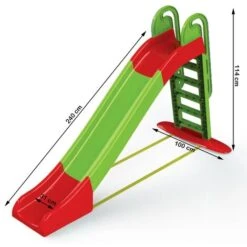 GLISS Grand Toboggan Extérieur Avec Glisse 240 Cm Enfants Vert -Pas Cher Clair Jardin Magasin 34701246 4