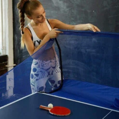 Filet De Ping-pong Attrape-balles Avec Conteneur Et Trou Central Vork -Pas Cher Clair Jardin Magasin 36204879 3