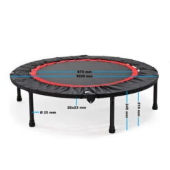 Trampoline Fitness Pliable Ø103,5cm Charge 150kg Entraînement Tout Corps Endurance & Musculation -Pas Cher Clair Jardin Magasin 36838473 4