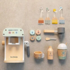 Cafetière En Bois Pour Enfants Et Bébés, Jouets D'imitation Montessori, Jeu éducatif, Accessoires Divers, Avec Capsules Et Tasses. 8 Cafetière En Bois Pour Enfants Et Bébés, Jouets D'imitation Montessori, Jeu éducatif, Accessoires Divers, Avec Capsules Et Tasses. -Pas Cher Clair Jardin Magasin 37079124 4