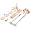 Mini-golf En Bois, Jouets Montessori Pour Garçons Et Filles, Multicolores, Différentes Parties