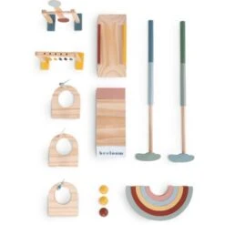 Mini-golf En Bois, Jouets Montessori Pour Garçons Et Filles, Multicolores, Différentes Parties -Pas Cher Clair Jardin Magasin 37086780 4