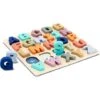 Puzzle De Lettres En Bois, Jouets éducatifs Montessori Pour Enfants Et Bébés, Design Multicolore, Pièces Qui S'emboîtent.