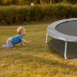 Relaxdays Filet De Cadre Trampoline Filet De Protection Filet De Sécurité Pour Le Sol Accessoire Jardin Ø 182 Cm, Noir -Pas Cher Clair Jardin Magasin 37858704 5