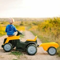 Tracteur électrique Avec Remorque 22W Pour Enfant 3km/h -Pas Cher Clair Jardin Magasin 38269165 2