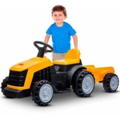 Tracteur électrique Avec Remorque 22W Pour Enfant 3km/h -Pas Cher Clair Jardin Magasin 38269165 4