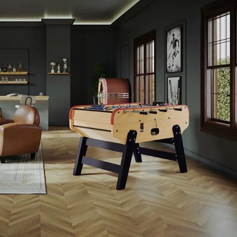 Baby Foot Avec Monnayeur En Bois - Bistrot 2 Baby Foot Avec Monnayeur En Bois - Bistrot – Image 2