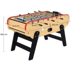 Baby Foot Avec Monnayeur En Bois - Bistrot 7 Baby Foot Avec Monnayeur En Bois - Bistrot -Pas Cher Clair Jardin Magasin 39487943 3