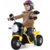 GOPLUS Moto Electrique Pour Enfants 6V 4,5Ah, Moto A Batteries 3 Roues, Vehicule Electrique Pour Enfant 36-95 Mois, Vitesse 3-4km/h