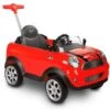 ROLLPLAY Push Car Avec Repose-pieds Extensible, Partir De 1 An, MINI Cooper, Rouge